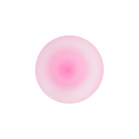 Розовая, светящаяся в темноте анальная втулка - 10 см.