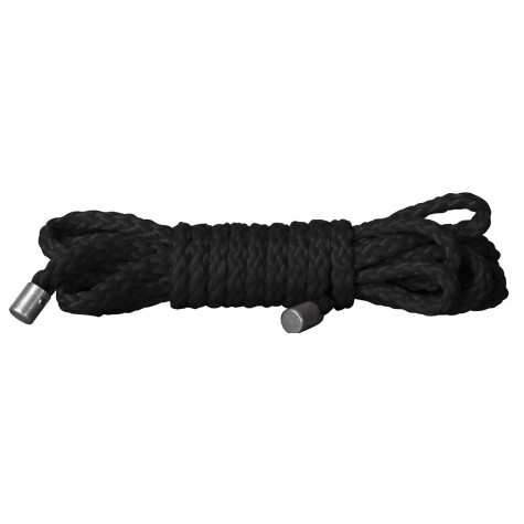 Чёрная веревка для бондажа Kinbaku Mini - 1,5 м.